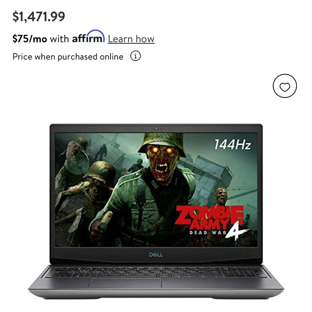Dell G5 5505 gaming laptop
